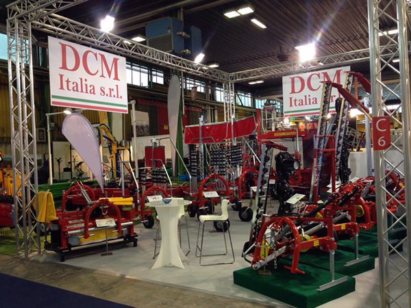 Stand DCM Italia Agricultural machinery Eima International 2014
